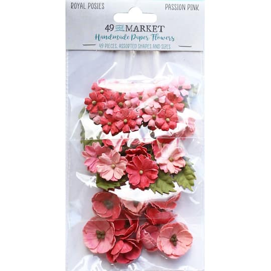 49 And Market Royal Posies Passion Pink Paper Flowers